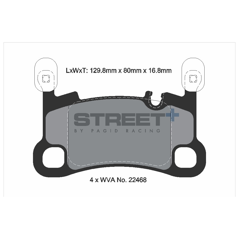 Pastillas de freno Pagid T8270 Street+Array