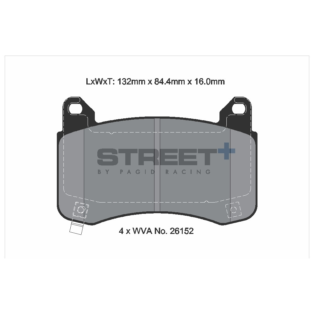 Pastilhas de travão Pagid T8280 Street+Array