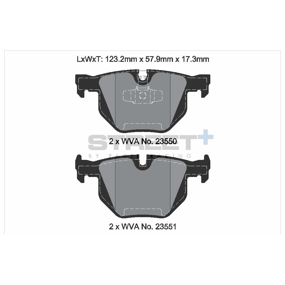 Pastillas de freno Pagid T8298 Street+Array