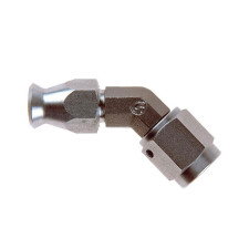 Racor hembra forjado inox Goodridge 45° 3/8x24 para manguito serie 600 Dash 3