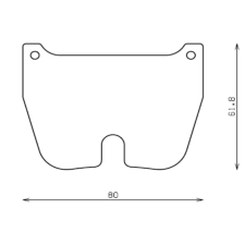 Pastilla de freno ENDLESS Peugeot 306 Maxi / RCP051 N105SP