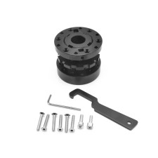 Distanciador de volante ajustable negro OBP