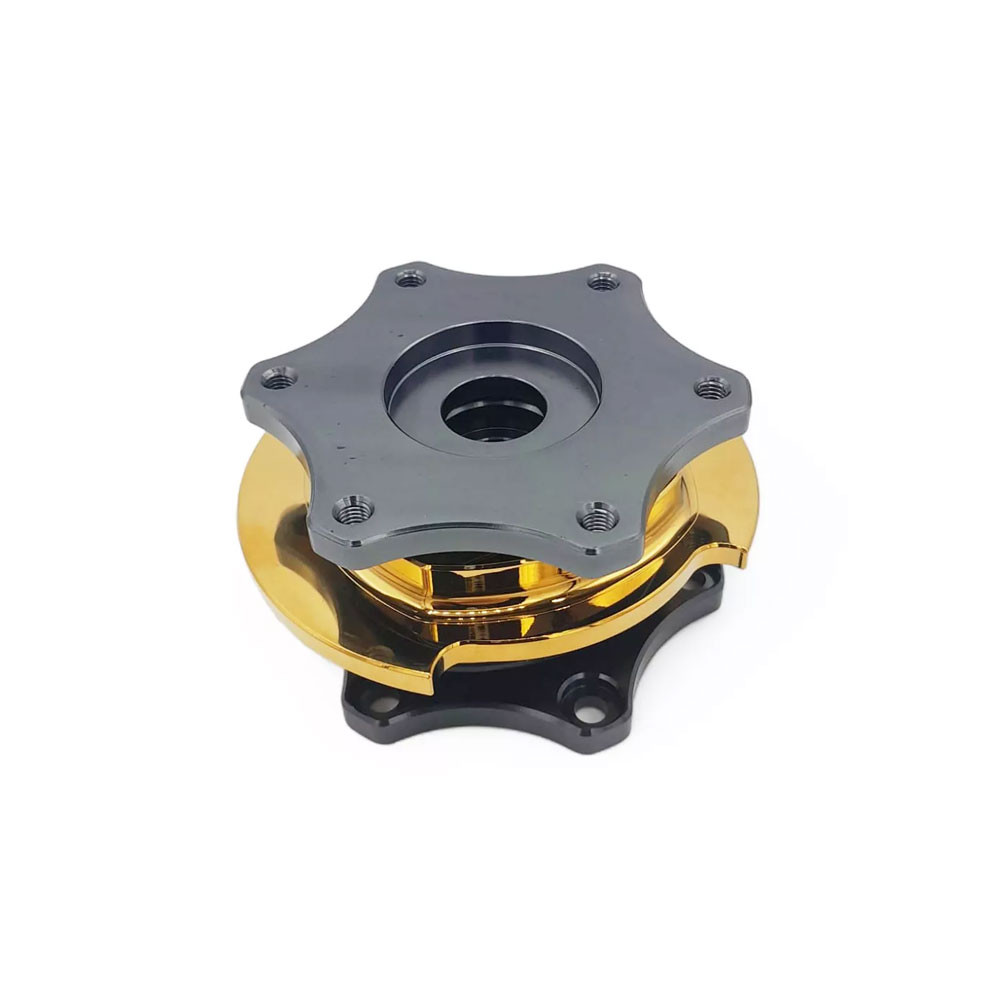 Piña de volante quick release OBP gris/amarilloArray