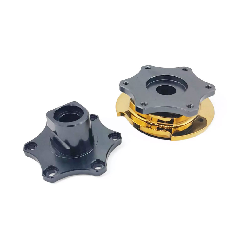 Piña de volante quick release OBP gris/amarilloArray
