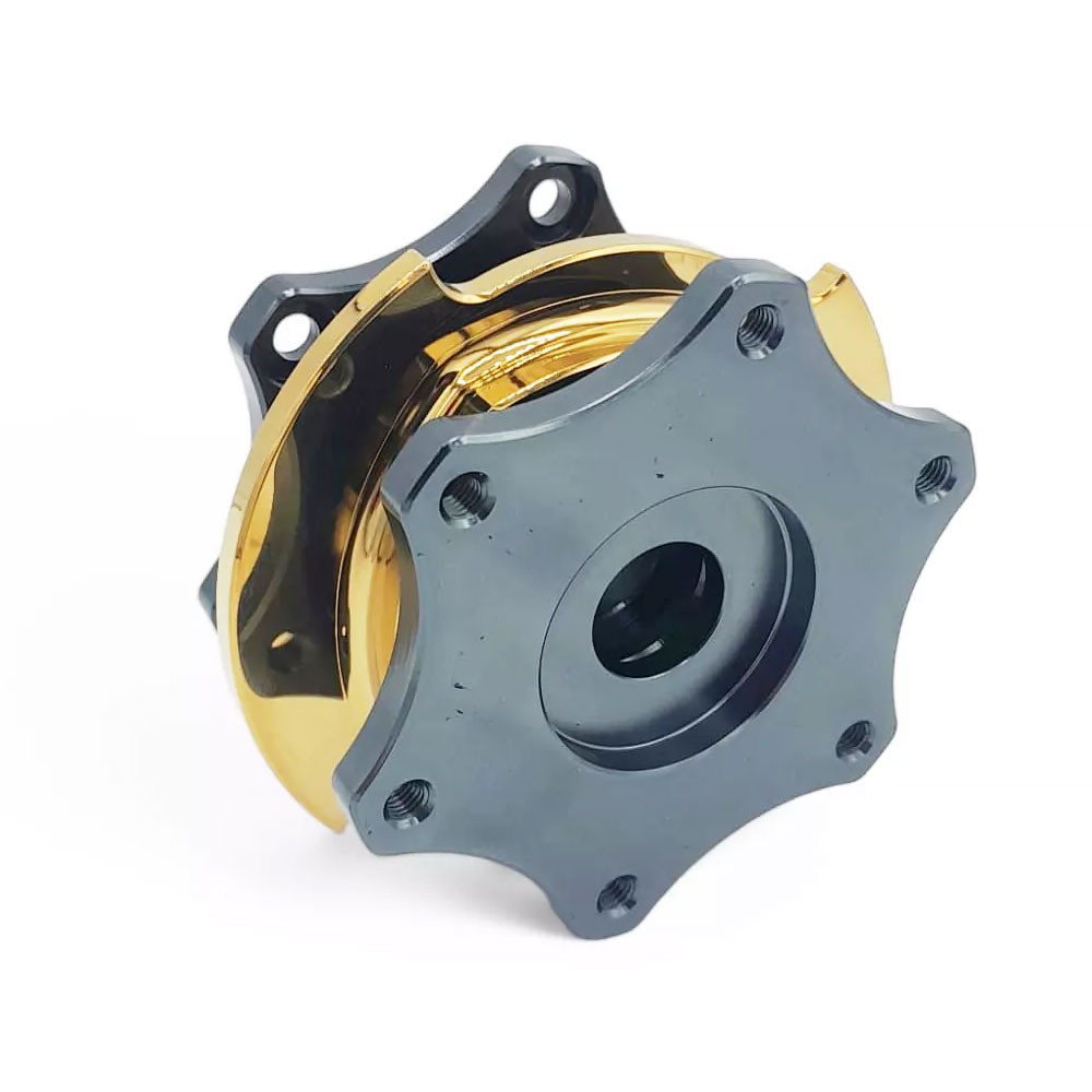 Piña de volante quick release OBP gris/amarilloArray