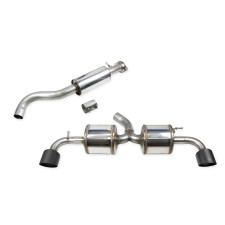 Tubo central + adaptador + silenciador 114 Racing Ceramic Black Inoxcar Toyota Yaris GR 1,6 após 2024