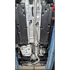 Tubo central + adaptador + silenciador 114 Racing Ceramic Black Inoxcar Toyota Yaris GR 1,6 após 2024