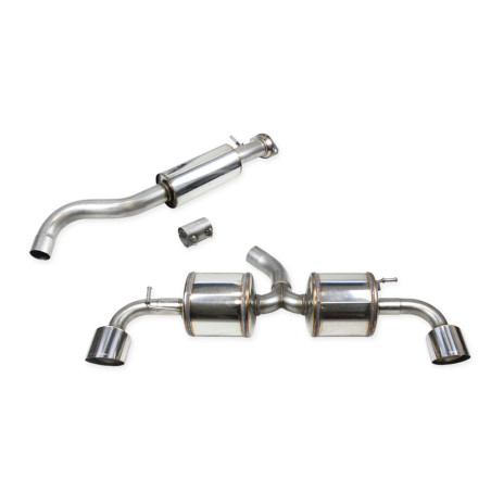 Tubo central + adaptador + silencioso 114 Racing Inoxcar Toyota Yaris GR 1,6 después de 2024