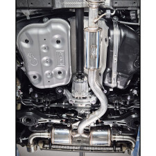 Tubo central + adaptador + silencioso 114 Racing Inoxcar Toyota Yaris GR 1,6 después de 2024
