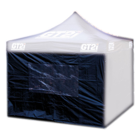 Muro negro carpa GT2i Race & Safety 3M con ventana (x1)