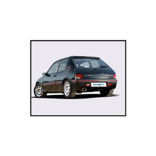 Conjunto de escape: tubo central + dispositivo traseiro Inoxcar Peugeot 205 GTi 1.9