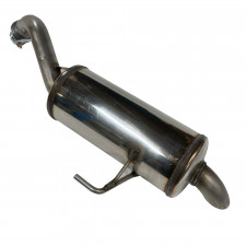 Conjunto de escape: tubo central + tubo de escape Inoxcar Renault Clio 2 RS fase 1