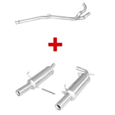 Pack escape : tubo central + terminal Inoxcar Renault Clio 2 RS fase 3