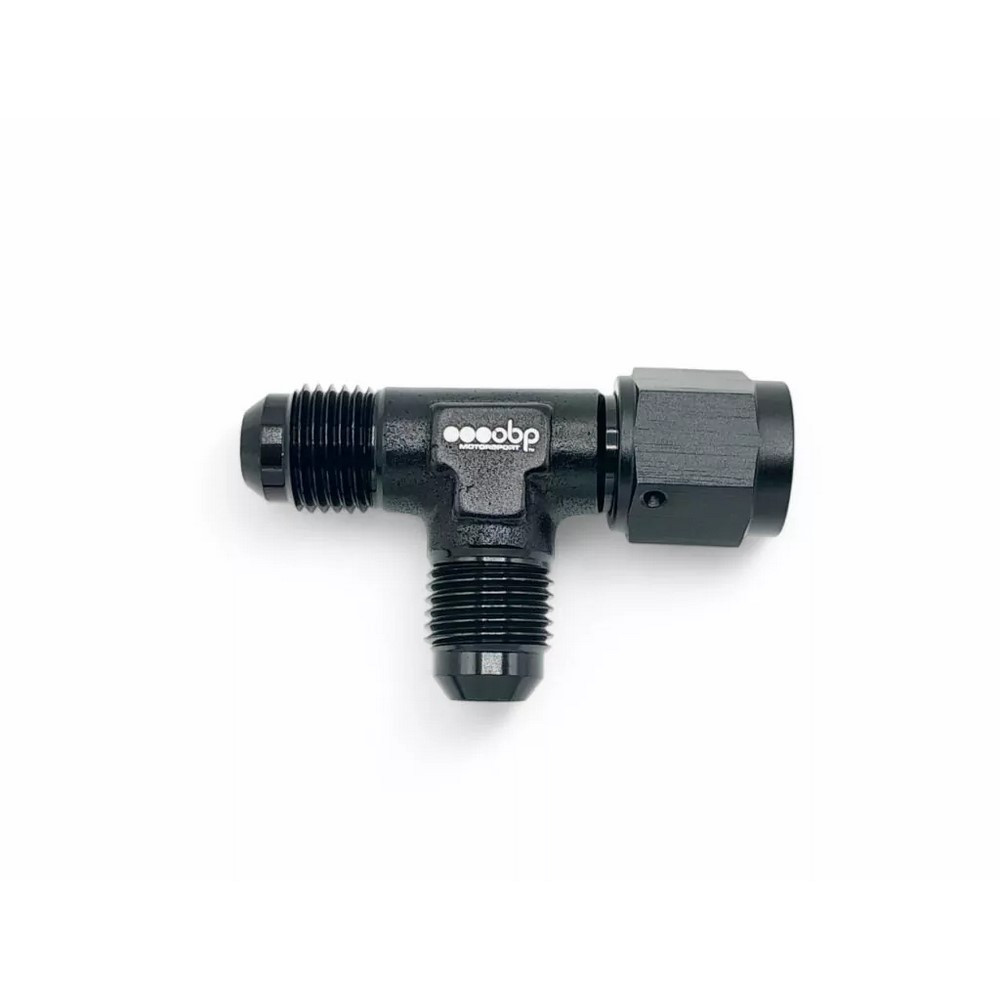 Adaptador T JIC 2 machos convexos 1 fêmea côncava OBP pretoArray