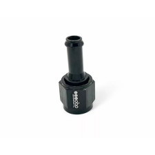 Adaptador hembra recto cóncavo giratorio Dash6 a macho OBP de 10 mm, negro