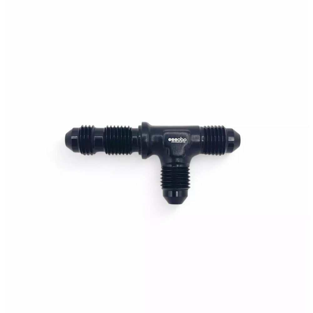 Dash6 Adaptador pasamuros macho recto 3 vías - 9/16x18JIC OBP aluminio convexoArray