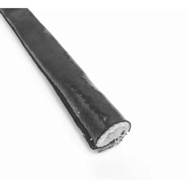 Manga isoladora de fibra de vidro siliconizada preta OBP - Comprimento 1 mArray
