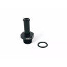 Adaptador reto macho Dash6 para macho 8mm em abeto OBP, preto