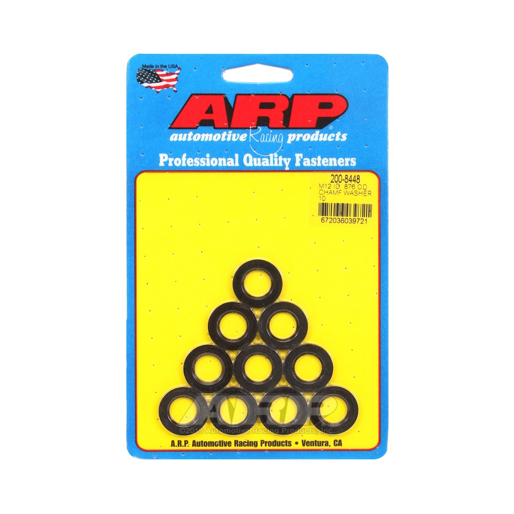 Pack (10) arandelas ARP M12 - Con chaflánArray
