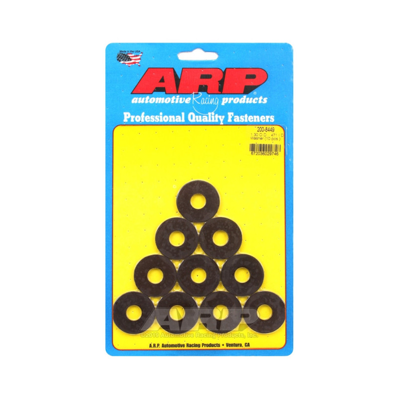 Conjunto (10) de anilhas ARP 7/16 - Sem chanfroArray