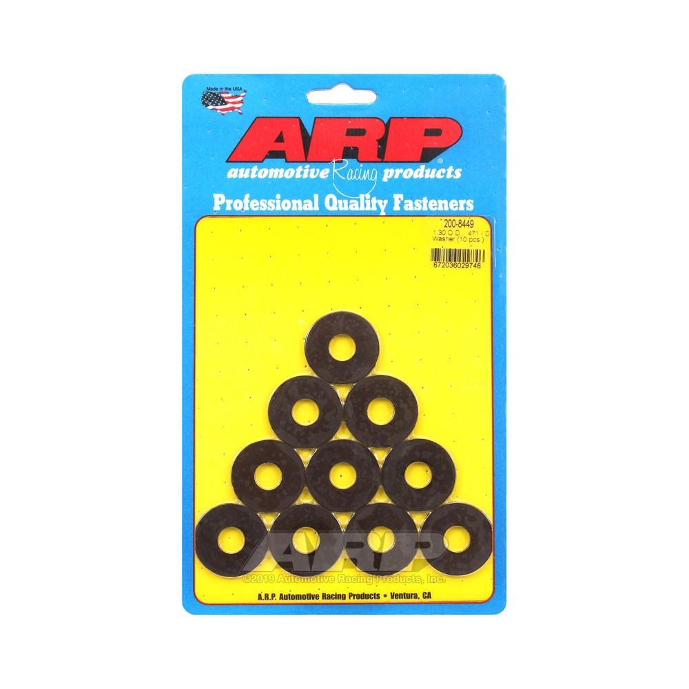 Conjunto (10) de anilhas ARP 7/16 - Sem chanfroArray