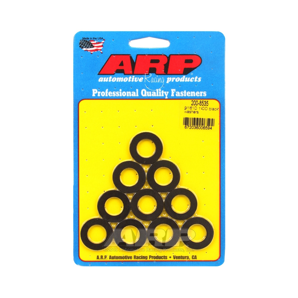 Conjunto (10) de anilhas ARP 9/16 - Sem chanfroArray