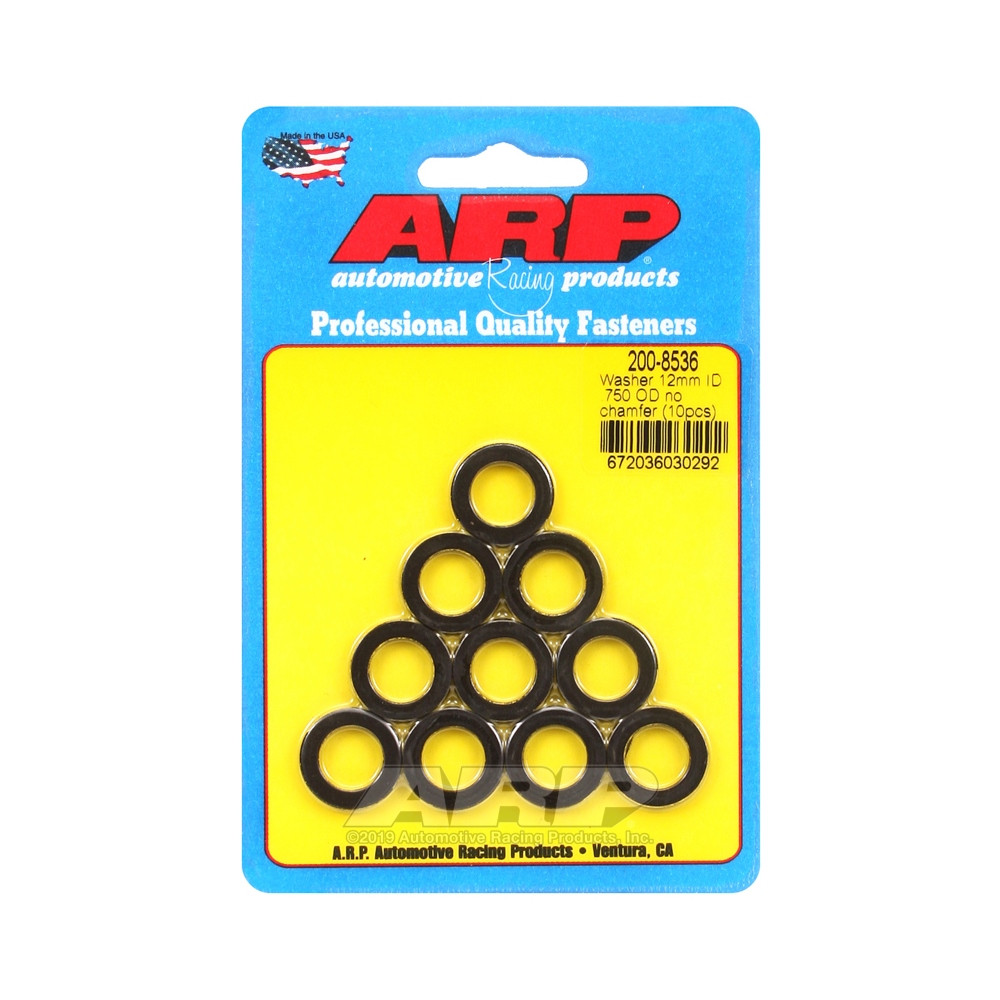 Conjunto (10) de anilhas ARP M12 - Sem chanfroArray