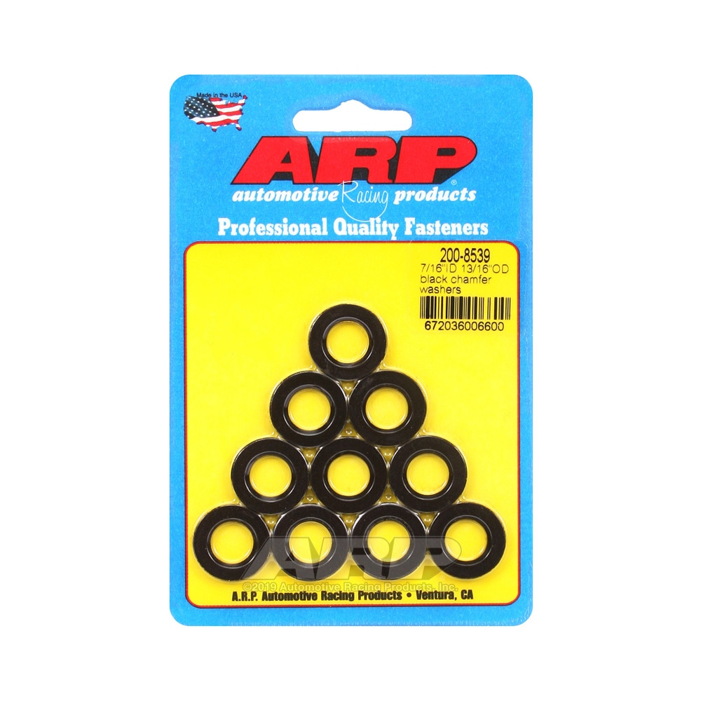 Pack (10) arandelas ARP 7/16 - Con chaflánArray