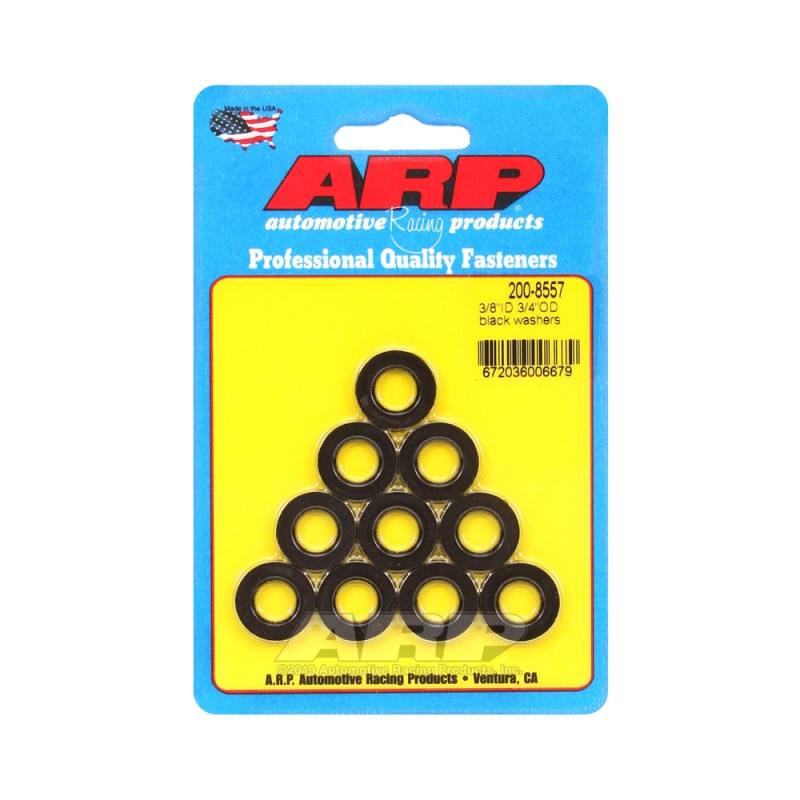 Conjunto (10) de anilhas ARP de 3/8 - Com chanfroArray