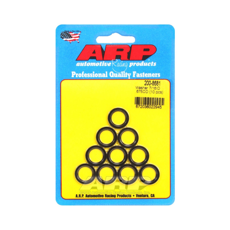 Pack (10) Arandelas ARP 7/16 - Con chaflánArray