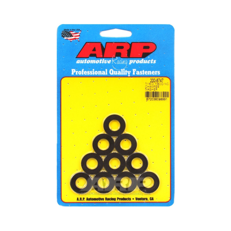 Conjunto (10) de anilhas ARP 7/16 - Sem chanfroArray