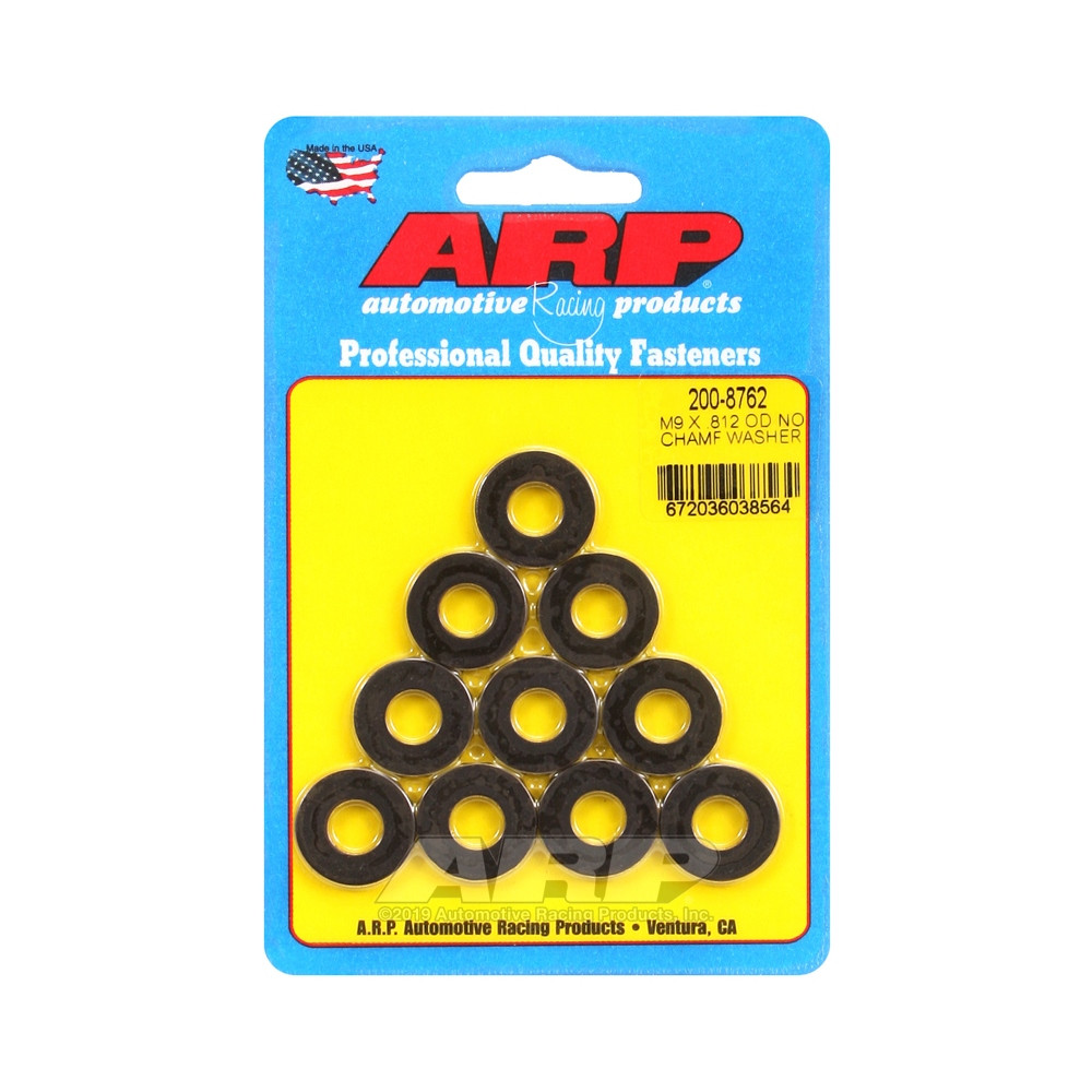 Conjunto (10) de anilhas ARP M9 - Sem chanfroArray