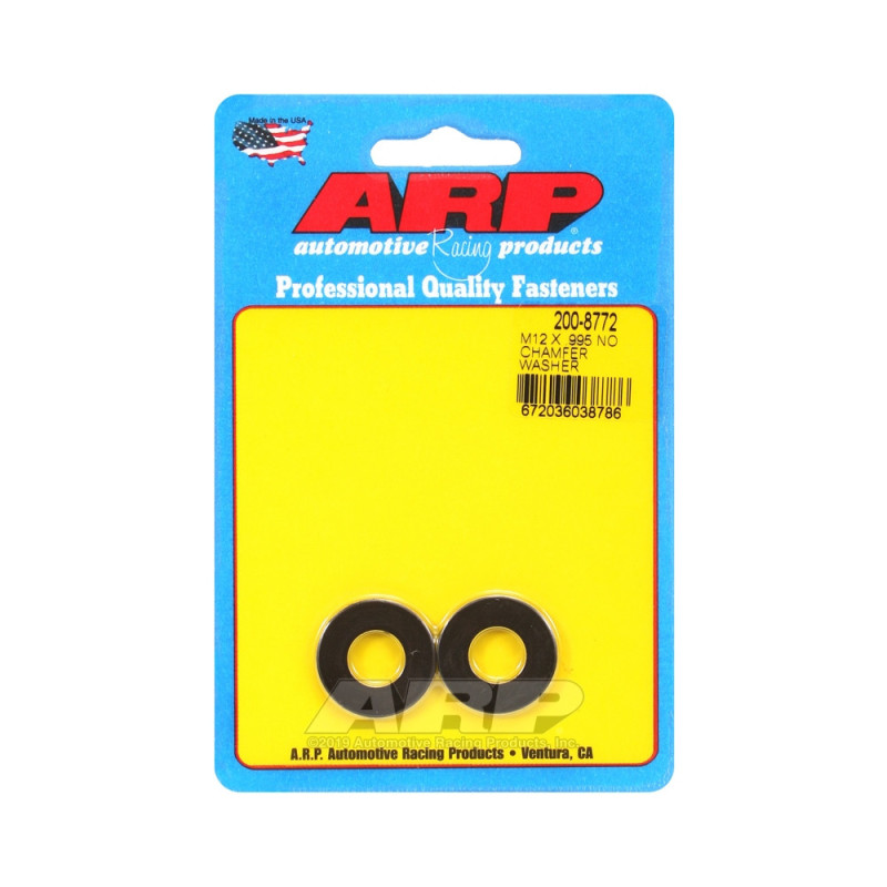 Pack (2) arandelas ARP M12 - Sin chaflánArray