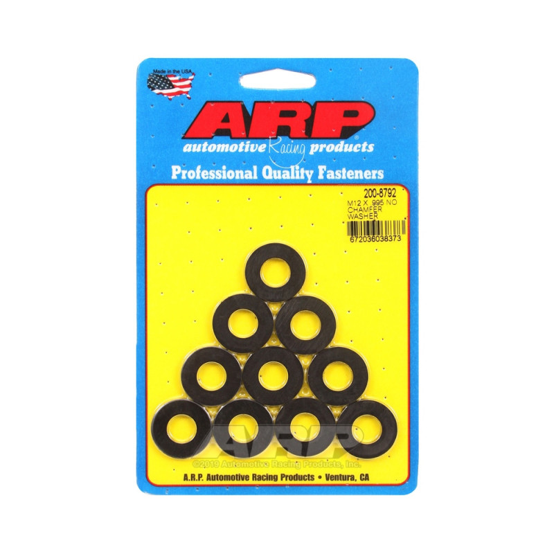 Conjunto (10) de anilhas ARP M12 - Sem chanfroArray