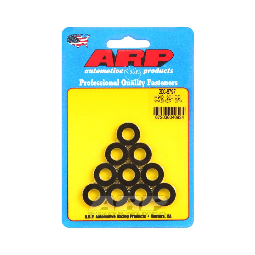 Paquete de 10 arandelas ARP M9 - Sin chaflánArray