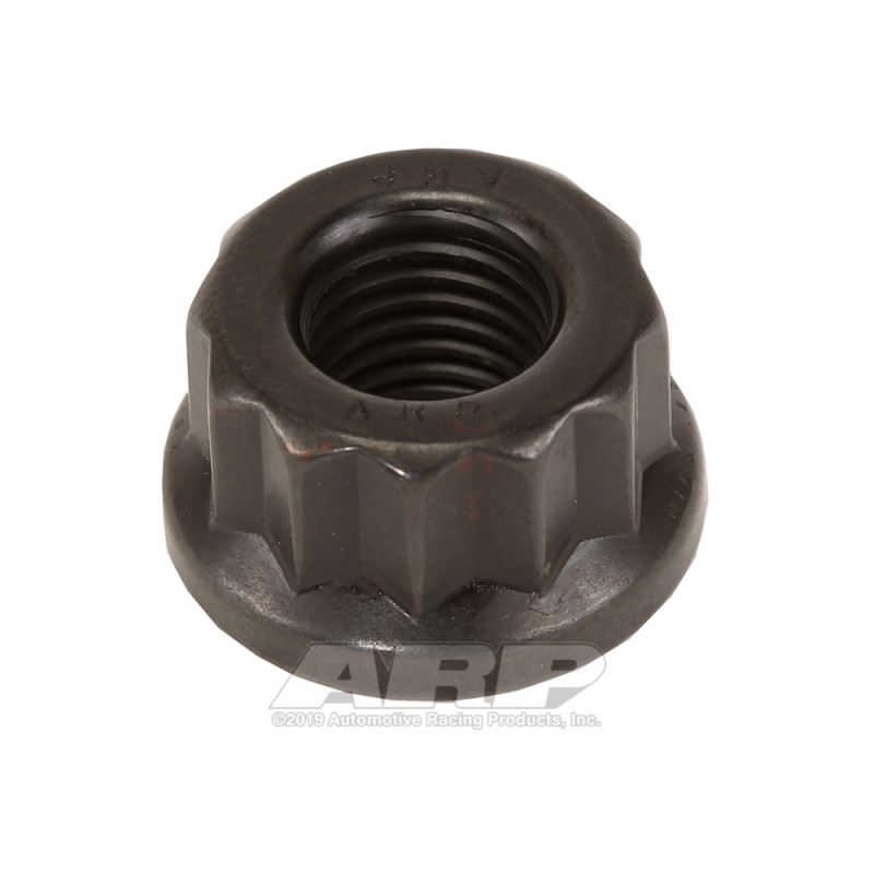 Tuerca estándar ARP M10 x 1.25 - Negro Oxyde 12 ptsArray