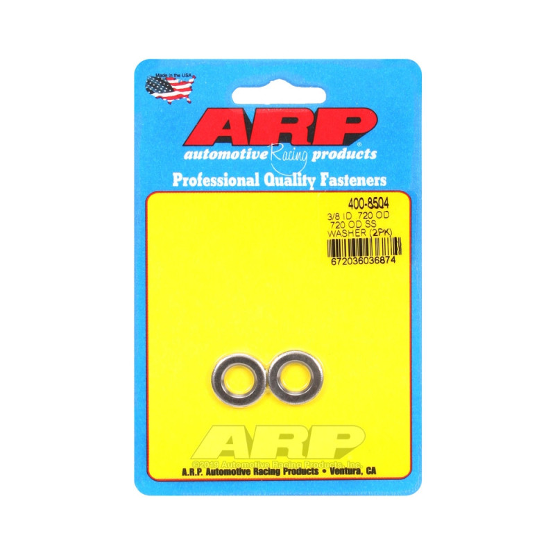 Conjunto (2) anilhas ARP de 3/8 - Sem chanfroArray