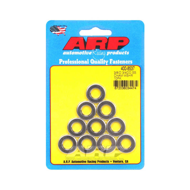 Pack (10) Arandelas ARP 3/8 - Con chaflánArray