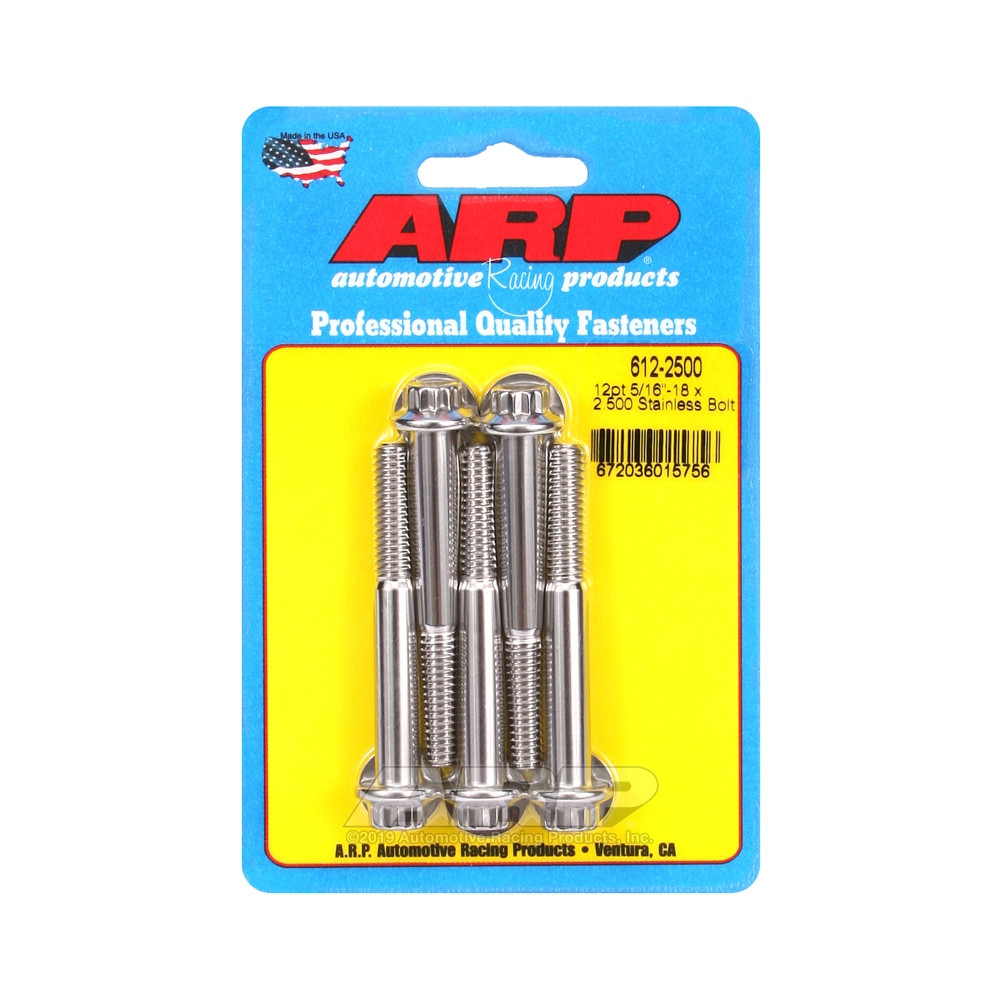 Perno Universal ARP 5/16-18 - Acero Inoxidable 12 Pts x5Array