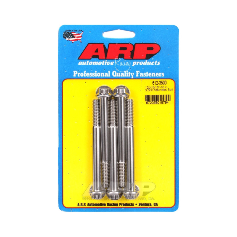 Perno Universal ARP 5/16-18 - Acero Inoxidable 12 Pts x5Array