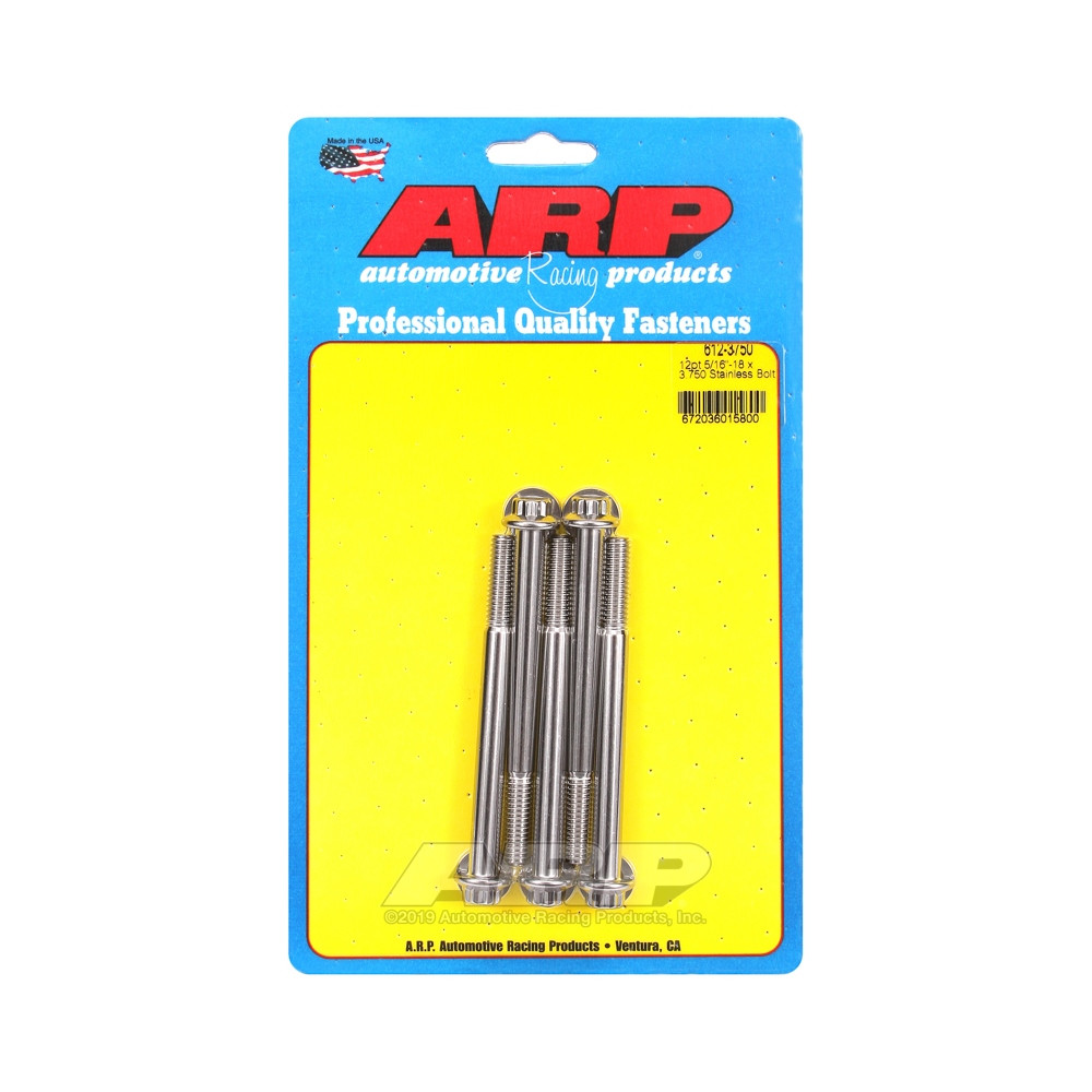 Perno Universal ARP 5/16-18 - Acero Inoxidable 12 Pts x5Array