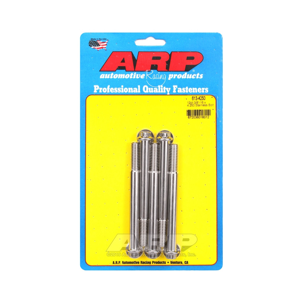 ARP Tornillo universal cabeza pequeña 3/8-16 - Acero inoxidable 12 pts x5Array