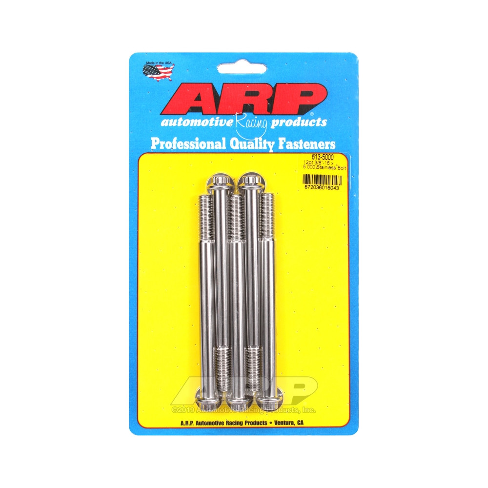 Parafusaria universal ARP de cabeça pequena 3/8-16 - Aço inoxidável, 12 pontos x 5Array