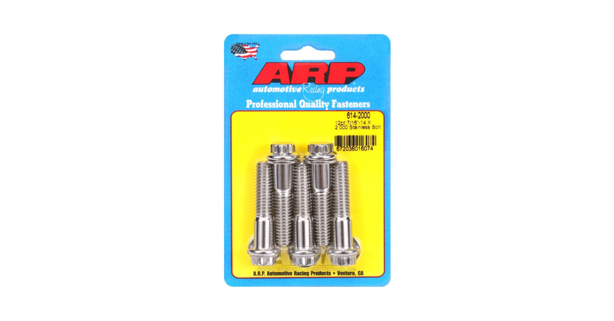Perno Universal ARP 7/16-14 - Acero Inoxidable 12 Pts x5