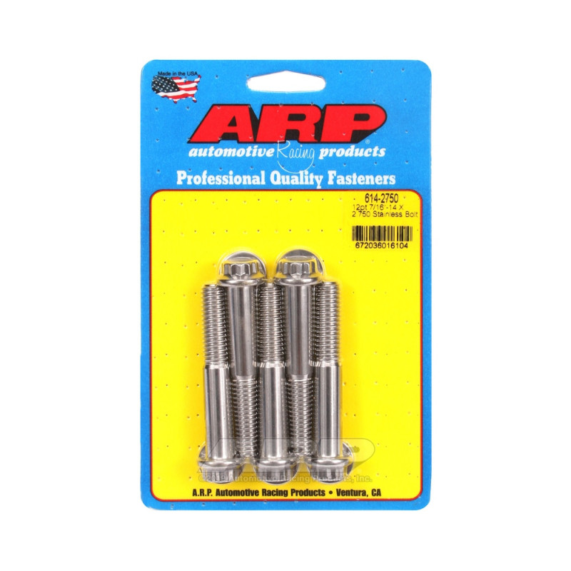 Perno Universal ARP 7/16-14 - Acero Inoxidable 12 Pts x5Array