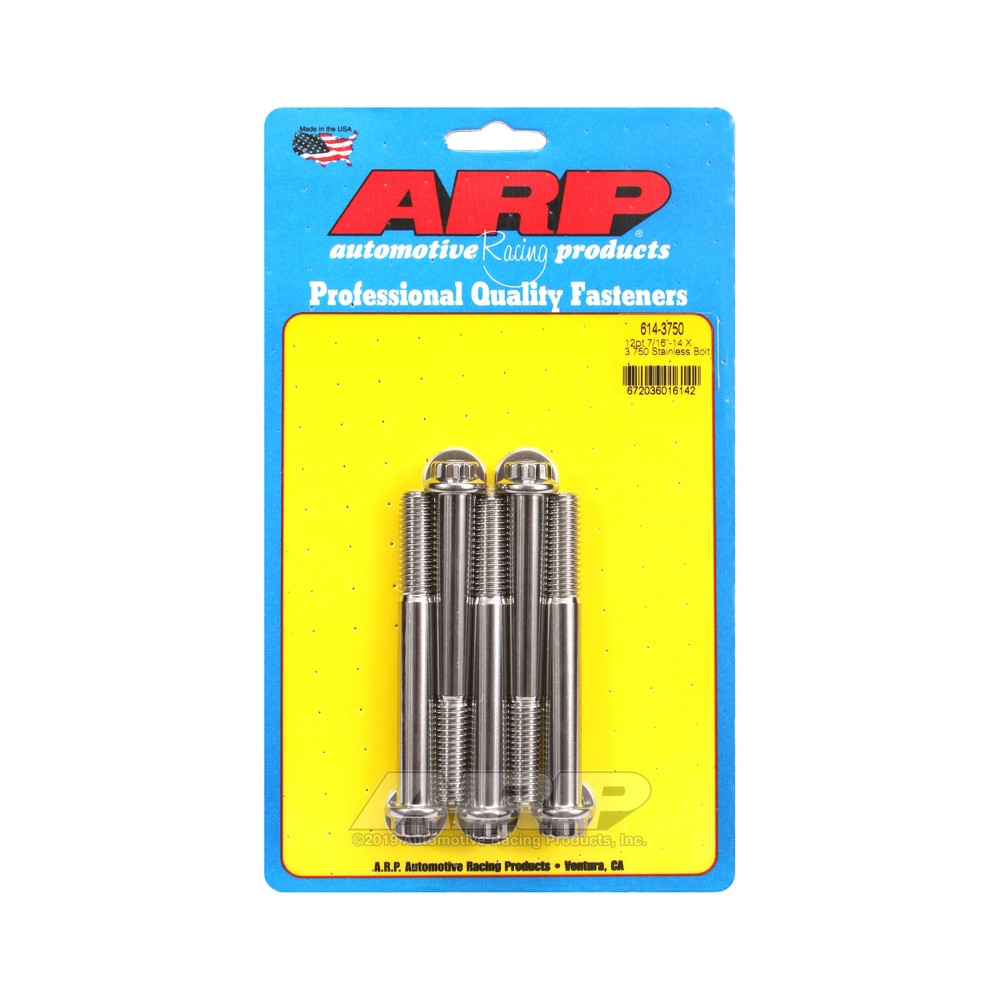 Perno Universal ARP 7/16-14 - Acero Inoxidable 12 Pts x5Array