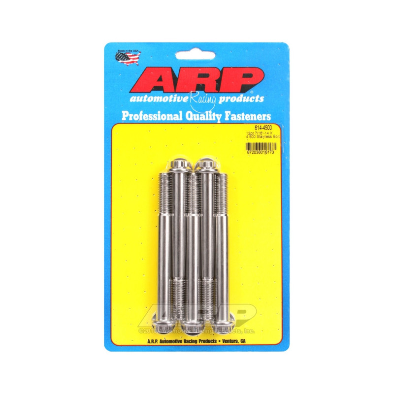 Perno Universal ARP 7/16-14 - Acero Inoxidable 12 Pts x5Array