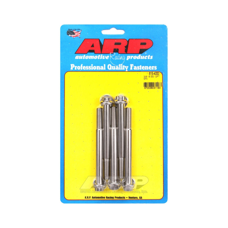 ARP Universal perno de cabeza STD 3/8-16 - Acero inoxidable 12 Pts x5Array