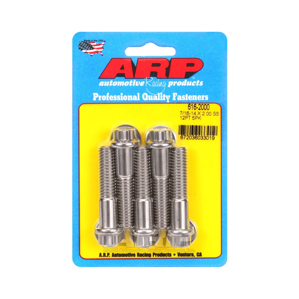 Parafusaria universal ARP 7/16-14 - Aço inoxidável, 12 pontos x 5Array