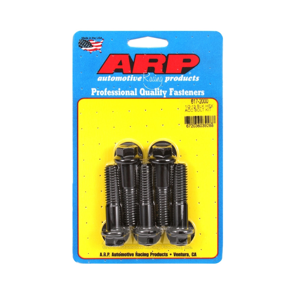 Perno Universal ARP 1/2-13 - Óxido negro hexagonal x5Array